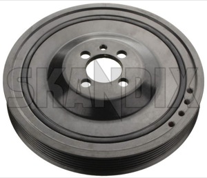 Belt pulley, Crankshaft 55564573 (1054438) - Saab 9-3 (2003-) - belt pulley crankshaft Own-label dampener vibration with