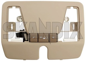 Interior light front 9483143 (1054584) - Volvo 850, C70 (-2005), S70, V70 (-2000), V70 XC (-2000) - courtesy lamps dome lights interior light front Genuine beige for front roof sun vehicles without