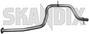 Intermediate exhaust pipe 30742420 (1054729) - Volvo V70 (2008-), XC70 (2008-) - intermediate exhaust pipe Own-label      awd catyltic converter silencer without