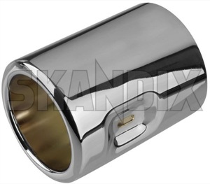 Exhaust pipe exposed Tailpipe 31321208 (1054893) - Volvo C30, S60 (2011-2018), V60 (2011-2018), V70 (2008-), XC60 (-2017) - exhaust pipe exposed tailpipe Genuine 5005 89 89mm 8w02 exposed for mm rdesign r design round sr04 tailpipe vehicles with