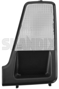Lens, Interior light right Roof section grey 9169518 (1055368) - Volvo 850, C70 (-2005), S70, V70, V70XC (-2000) - courtesy lamps covers dome lights covers lens interior light right roof section grey Genuine grey right roof section