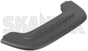 Handle, Trunk panel charcoal 1281946 (1055534) - Volvo C30 - handle trunk panel charcoal Genuine cargo charcoal compartment cover