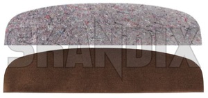 Carpet set, hat shelf Textile 694743 (1055601) - Volvo 140 - carpet set hat shelf textile hat shelf carpet sets hat shelf carpets Own-label brown cloth fabric fleece textile woven