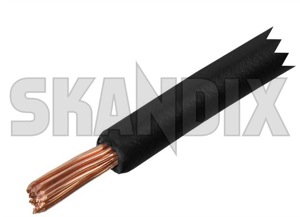 SKANDIX Shop Universalteile: Fahrzeugleitung 4 mm² schwarz 5 m (1055676)