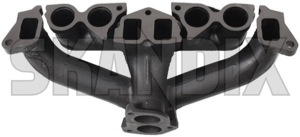 Intake manifold with Exhaust manifold 462986 (1055742) - Volvo 120, 130, 220, 140, 200, P210 - intake manifold with exhaust manifold skandix SKANDIX 175 addon add on attention attention  carburetor carburettor cd cd2 double downdraft exchange exhaust manifold material one onestage painted part part part  policy refurbished return single special stage stromberg tube used with without