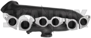 Intake manifold with Exhaust manifold 418101 (1055744) - Volvo 120 130, P210, PV - intake manifold with exhaust manifold skandix SKANDIX 34 addon add on attention attention  carburetor carburettor downdraft exchange exhaust manifold material one onestage painted part part part  policy refurbished return single special stage tube used with without zenith