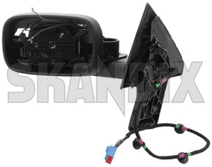 Outside mirror left 30779477 (1055833) - Volvo C70 (2006-) - outside mirror left Genuine actuator adjustment cable cap cover covering electric electronically foldable for glass heatable indicator kit left light memory mirror not with without
