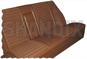 Upholstery Rear seat Seat surface Back rest brown Kit  (1055859) - Volvo 120 130 - upholstery rear seat seat surface back rest brown kit Own-label 184 546 184546 184 546 back backrest backseats bench brown cushion fond kit lower rear rearbench rearseats rest seat seatback seats surface upper