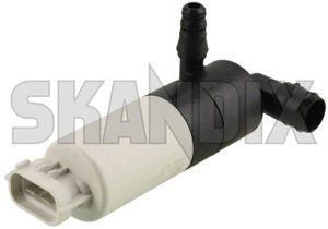 Wiper Washer Pump Motor 12826943 (1056350) - Saab 9-3 (2003-) - water pump cleaning water system water pump  cleaning water system window washer pump wiper washer pump motor Own-label cleaning for gasketseal gasket seal window windscreen without