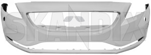 Bumper cover front painted ice white 39820387 (1056368) - Volvo V40 (2013-) - bumper cover front painted ice white Genuine    614 front ice jg04 painted tj08 vp01 vp02 white