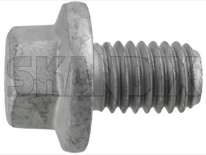 Screw/ Bolt Flange screw M8 985184 (1057070) - Volvo universal ohne Classic - screw bolt flange screw m8 screwbolt flange screw m8 Genuine 12 12mm flange m8 metric mm screw thread with