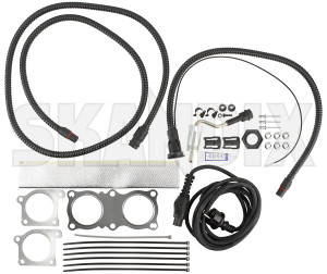 Electric engine heater 30755535 (1057202) - Volvo XC90 (-2014) - electric engine heater external heaters preheating pre heating winter accessories Genuine addon add on canada material usa with without