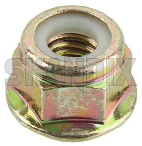 Lock nut with plastic-insert with Collar with metric Thread M10 Zinc-coated 7969306 (1057390) - Saab universal ohne Classic - lock nut with plastic insert with collar with metric thread m10 zinc coated lock nut with plasticinsert with collar with metric thread m10 zinccoated nuts Genuine collar m10 metric plasticinsert plastic insert thread with zinccoated zinc coated