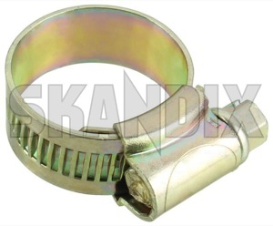 Hose clamp  (1057604) - Saab 9-3 (-2003), 9-5 (-2010), 900 (1994-), 9000 - coolerhoseclamps coolinghoseclamps fuelhoseclamps heaterhoseclamps hose clamp hoseclamps hoseclips retainerclamps retainingclamps waterhoseclamps waterhosesclamps Own-label      connection cylinder exchanger head heat heater hose pipe