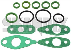 Engine Oil Pan Seal Gasket Set Compatible with Volvo 850 c30 s40 s60 s70 s80 v50 v70 xc90 