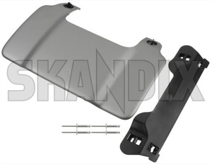 Bumper cover, Towing device Iron Stone 31373614 (1057962) - Volvo XC60 (-2017) - bumper cover towing device iron stone bumpercover trailer hitch trailer hook Genuine accessoriesskid accessories skid bumper except for iron model plate plate  rdesign r design rear stone vehicles with