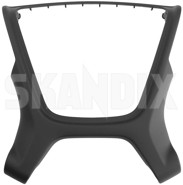 Trim, Steering wheel 4-Spokes charcoal 30721889 (1058083) - Volvo S80 (2007-), V70, XC70 (2008-), XC60 (-2017) - Keywords: decorative covering trim steering wheel 4 spokes charcoal trim steering wheel 4spokes charcoal Genuine 4 4spokes 4 spokes additional charcoal info info material note plastic please synthetic