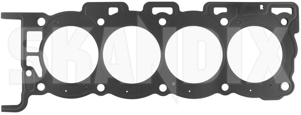 Gasket, Cylinder head rear 30720087 (1058126) - Volvo S80 (2007-), XC90 (-2014) - Keywords: cylinderhead gasket cylinder head rear packning seal Genuine crankcase cylinderhead rear