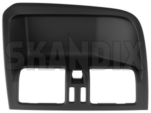 Dashboard bezel centre upper black 1284826 (1058640) - Volvo XC60 (-2017) - bezels dashboard bezel centre upper black facings fascia front plates interior trim Genuine black centre display for rti upper vehicles without