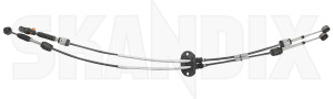 Gearshift cable, Manual transmission 31325655 (1058869) - Volvo C30, S40, V50 (2004-) - gearshift cable manual transmission shiftcable transmissioncable Genuine drive for hand left leftrighthand left right hand lefthanddrive lhd rhd right righthanddrive traffic