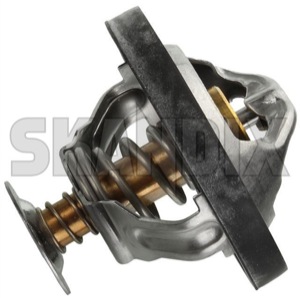 Thermostat, Coolant 31319608 (1058940) - Volvo C30, C70 (2006-), S40, V50 (2004-), S60 (2011-2018), S80 (2007-), V40 (2013-), V40 CC, V60 (2011-2018), V70 (2008-), XC60 (-2017) - thermostat coolant Own-label screws without