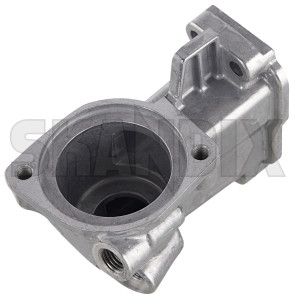 Thermostat housing 8692934 (1059036) - Volvo C70 (-2005), S40, V40 (-2004), S60 (-2009), S70, V70 (-2000), S80 (-2006), V70 P26 (2001-2007), V70 P26, XC70 (2001-2007) - thermostat housing Genuine gasketseal gasket seal lower section without