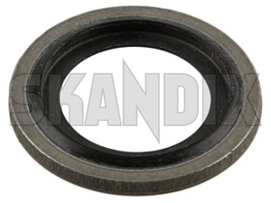 Seal ring 55557700 (1059175) - Saab 9-3 (-2003), 9-5 (-2010) - gasket seal ring Genuine      charger cylinderhead oil pipe pump turbo vacuum