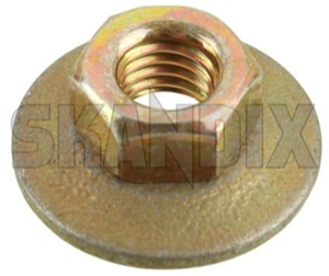 Nut with Collar with metric Thread M5 7398423 (1059347) - Saab 9-3 (-2003), 9-5 (-2010), 900 (1994-), 900 (-1993), 9000 - nut with collar with metric thread m5 Genuine collar hexagon m5 metric outer thread with