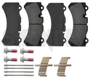 Brake pad set Front axle System Brembo 32373198 (1059538) - Volvo S60 (2011-2018), V60 (2011-2018) - brake pad set front axle system brembo Genuine 19 19inch 370 370mm axle brembo for front inch mm model performance polestar slottedinternally slotted internally system vented