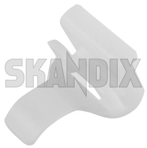 Clip, Windshield cowl panel 8648206 (1059544) - Volvo XC90 (-2014) - clip windshield cowl panel water drainage windscreen scuttle covers wiper mechanism covers Genuine white