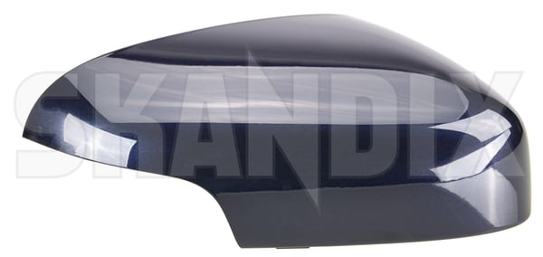Cover cap, Outside mirror right magic blue pearl 39850603 (1059611) - Volvo C70 (2006-), S60 (-2009), V70 P26 (2001-2007) - ОЕ-Numbers: 39894922 - Keywords: cover cap outside mirror right magic blue pearl mirrorblinds mirrorcovers Genuine 467 blue magic painted pearl right