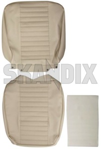 Upholstery Front seat Seat surface Back rest beige Kit for one Seat  (1059717) - Volvo 120, 130, 220 - upholstery front seat seat surface back rest beige kit for one seat Own-label 430 595 430595 430 595 522 598 522598 522 598 back backrest beige cushion for front kit lower one rest seat seatback seats surface upper