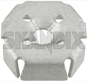 Mount, Heat shield Clip 30681674 (1059858) - Volvo S40, V50 (2004-), S60 CC (-2018), S60, V60 (2011-2018), S80 (2007-), V60 CC (-2018), V70, XC70 (2008-), XC60 (-2017) - heat shield assembly heat shield hardware heat shield holders heatshield mount heat shield clip Genuine 5,0 50 5 0 clip mm