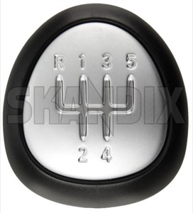 Symbol, Shift knob cap 55566208 (1060357) - Saab 9-3 (2003-) - symbol shift knob cap Genuine for knob leather shift vehicles with