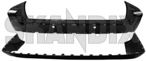 Bumper cover rear painted black 39997209 (1060629) - Volvo V70 P26 (2001-2007) - bumper cover rear painted black Genuine 019 aid black colour for matched matching molding moulding painted parking rear spoiler trim vehicles with