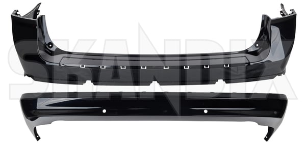 SKANDIX Shop Volvo parts: Bumper cover rear painted black saphire 