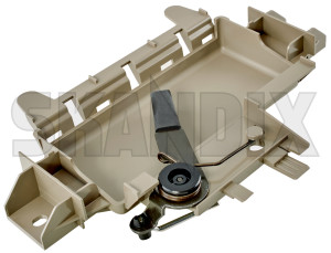 Handle, Tailgate/ Bootlid inner 9165225 (1060666) - Volvo V70 (-2000), V70 XC (-2000) - bootlid handle tailgate bootlid inner handle tailgatebootlid inner hatchback liftgate trunklid Genuine 3x80 3x90 inner oak