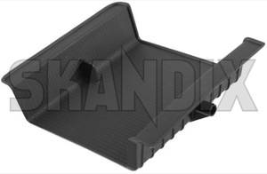 Rubber mat, Shelf tunnel console rear 30755571 (1061155) - Volvo S60 CC (-2018), S60, V60 (2011-2018), V60 CC (-2018), XC60 (-2017) - basket depot inlay liner mats pads rubber mat shelf tunnel console rear Genuine console rear tunnel