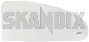 ventilation window rear left clear 658101 (1061311) - Volvo PV - flipper window quarter window vent window ventilation window rear left clear skandix SKANDIX clear glass left only pane rear