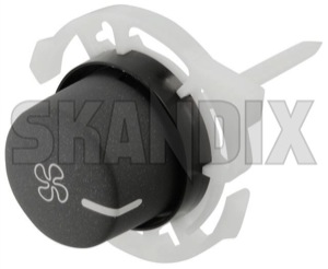 SKANDIX Shop Volvo Ersatzteile: Knopf Bedienelement, Klimaanlage für Lüfter  Drehknopf 30618407 (1061327)