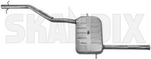 Main silencer 31372155 (1061455) - Volvo 850, C70 (-2005), S70, V70 (-2000) - main silencer Own-label addon add on awd material tailpipe without