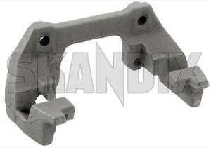 Carrier, Brake caliper fits left and right 36000729 (1061456) - Volvo S60 (-2009), V70 P26, XC70 (2001-2007) - brake caliper bracket brakecalipercarrier carrier bracket carrier brake caliper fits left and right mounting bracket Genuine and axle exchange fits left part rear right