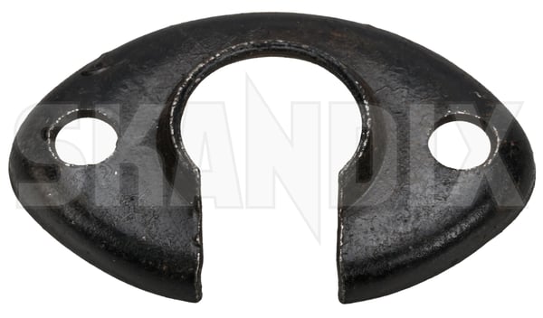Bracket, Interior mirror 90626 (1061502) - Volvo 120, 130, 220, P1800, PV, P210 - ОЕ-Numbers: 664645 - Keywords: 1800e bracket interior mirror console p1800e Genuine black new nos nos old stock