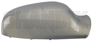 Cover cap, Outside mirror right moondust metallic 39971199 (1061503) - Volvo S60 (-2009), S80 (-2006), V70 P26 (2001-2007) - cover cap outside mirror right moondust metallic mirrorblinds mirrorcovers Genuine 443 electronically foldable metallic moondust painted right