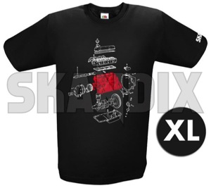 T-Shirt B18 / B20 - Legendary Engine XL  (1061540) - universal  - t shirt b18  b20  legendary engine xl tshirt b18 b20 legendary engine xl Own-label      /    1/2 12 1 2 arm b18 b20 black engine imprint legendary roundneck with xl