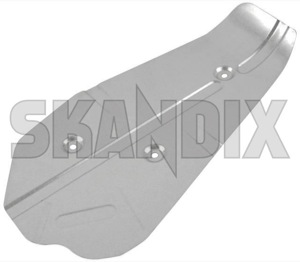 Protection plate Fuel Tank side 9470378 (1061543) - Volvo 850, C70 (-2005), S70, V70 (-2000) - protection plate fuel tank side protective plate Genuine fuel side tank