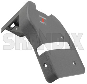Cover, Locking Backseat bench right 9167626 (1061548) - Volvo 850 - cover locking backseat bench right Genuine grey light right