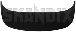 Panel, Hat shelf Hat shelf black Vinyl  (1061855) - Volvo P1800 - 1800e covers decorative strips hat shelf linings interior trim p1800e panel hat shelf hat shelf black vinyl rear shelf trims Own-label black hat shelf vinyl