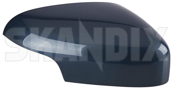 Cover cap, Outside mirror right barents blue pearl 39850602 (1061990) - Volvo C30, C70 (2006-), S40 (2004-), S60 (-2009), V50, V70 P26 (2001-2007) - ОЕ-Numbers: 39894921 - Keywords: cover cap outside mirror right barents blue pearl mirrorblinds mirrorcovers Genuine 466 barents blue painted pearl right