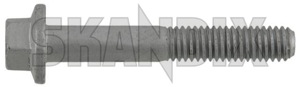 Screw/ Bolt Flange screw M6 989854 (1062025) - Volvo universal ohne Classic - screw bolt flange screw m6 screwbolt flange screw m6 Genuine 40 40mm flange m6 metric mm screw thread with